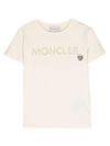 moncler - Cotton T-shirt with logo embroidery