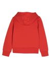 Red cotton hoodie