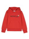 Red cotton hoodie