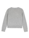 moncler - Crewneck cotton sweatshirt with logo - 1