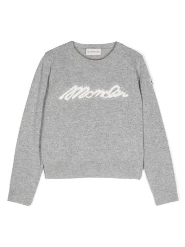 MONCLER - Crewneck cotton sweatshirt with logo