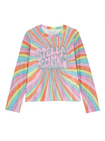 STELLA MCCARTNEY - T-shirt multicolore con logo