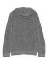 Gray wool hoodie