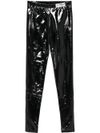 fiorucci - Leggings effetto pelle con logo - 4