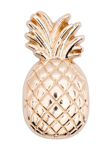 CROCS - Gold pineapple pin by Crocs