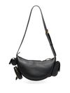 fiorucci - Calfskin leather crossbody bag with pockets. - 2