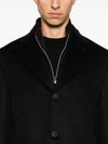 corneliani - Long single-breasted virgin wool coat - 3