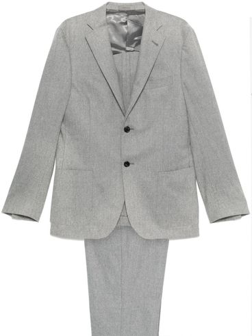 CORNELIANI - Single-breasted virgin wool suit