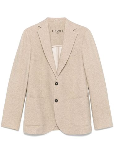 CIRCOLO 1901 - Single-breasted cotton blazer with pockets