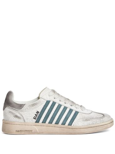 DSQUARED2 - Dan sneakers in distressed calfskin leather