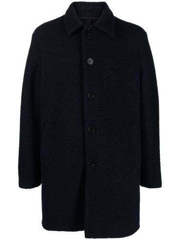 HARRIS WHARF LONDON - Cappotto in lana lungo monopetto