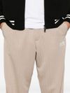 golden goose - Pantaloni tuta con logo e striscia - 3