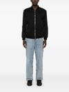 john richmond - Bomber con zip e logo - 2