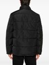 john richmond - Short quilted down jacket with logo - 1