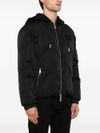 john richmond - Short quilted down jacket with logo - 2