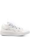 lanvin - Curb sneakers in crinkled calfskin leather