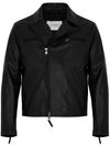 leather authority - Giacca Mave Plon in pelle con zip