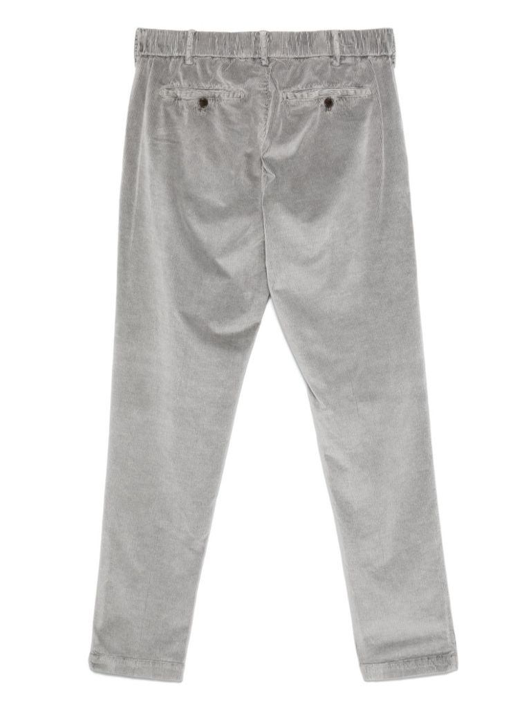 Shop Myths Corduroy Ribbed Pants In Grey