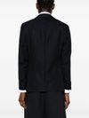 lardini - Blazer in lana monopetto con spilla - 3