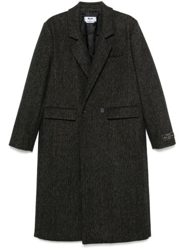 MSGM - Long double-breasted wool coat