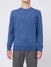 kangra - Crewneck mixed knit sweater - 2