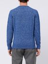 kangra - Crewneck mixed knit sweater - 3