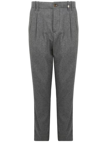 MYTHS - Gray wool trousers with pleats