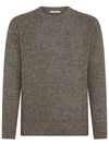 kangra - Crewneck mixed knit sweater