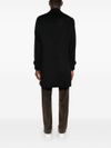 lardini - Long cashmere coat with a slit - 2