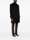 lardini - Long cashmere coat with a slit - 3