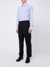 myths - Black wool pants with pleats - 1