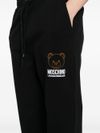 moschino underwear - Black cotton sweatpants with bear - 4