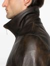 philippe model - Giacca in pelle di vitello con zip frontale - 3