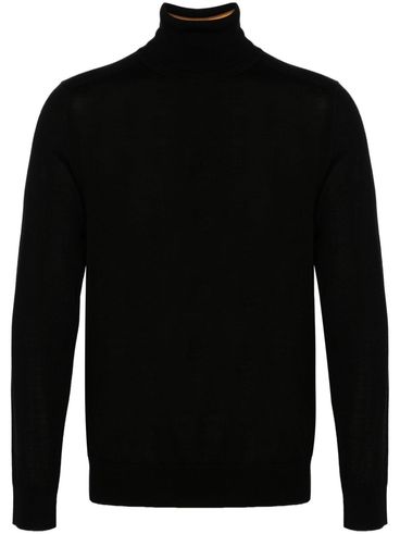 PAUL SMITH - Maglia in lana merino a collo alto con righe