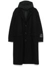 paltò - Long Ascanio coat in wool blend