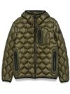 peuterey - Short green Weiwei down jacket