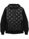 peuterey - Short black Koons down jacket