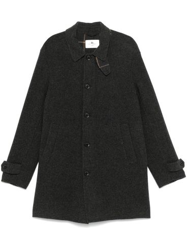 PEUTEREY - Long single-breasted wool Gustav coat