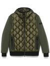 peuterey - Short green Koons down jacket