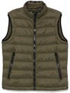 peuterey - Green padded and quilted Lavet vest