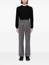 paul smith - Black merino wool crewneck sweater - 1