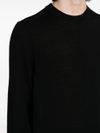 paul smith - Maglia in lana merino nero girocollo - 4