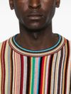 paul smith - Maglia in cashmere a righe multicolore - 4