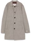 paltò - Long single-breasted Alfredo coat