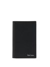 paul smith - Calf leather cardholder with print.