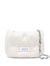 maison margiela - Small Glam Slam shoulder bag in leather