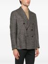 tagliatore - Double-breasted wool blend blazer - 1