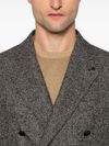 tagliatore - Double-breasted wool blend blazer - 4