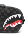 sprayground - Small checked backpack with a mouth design - 2