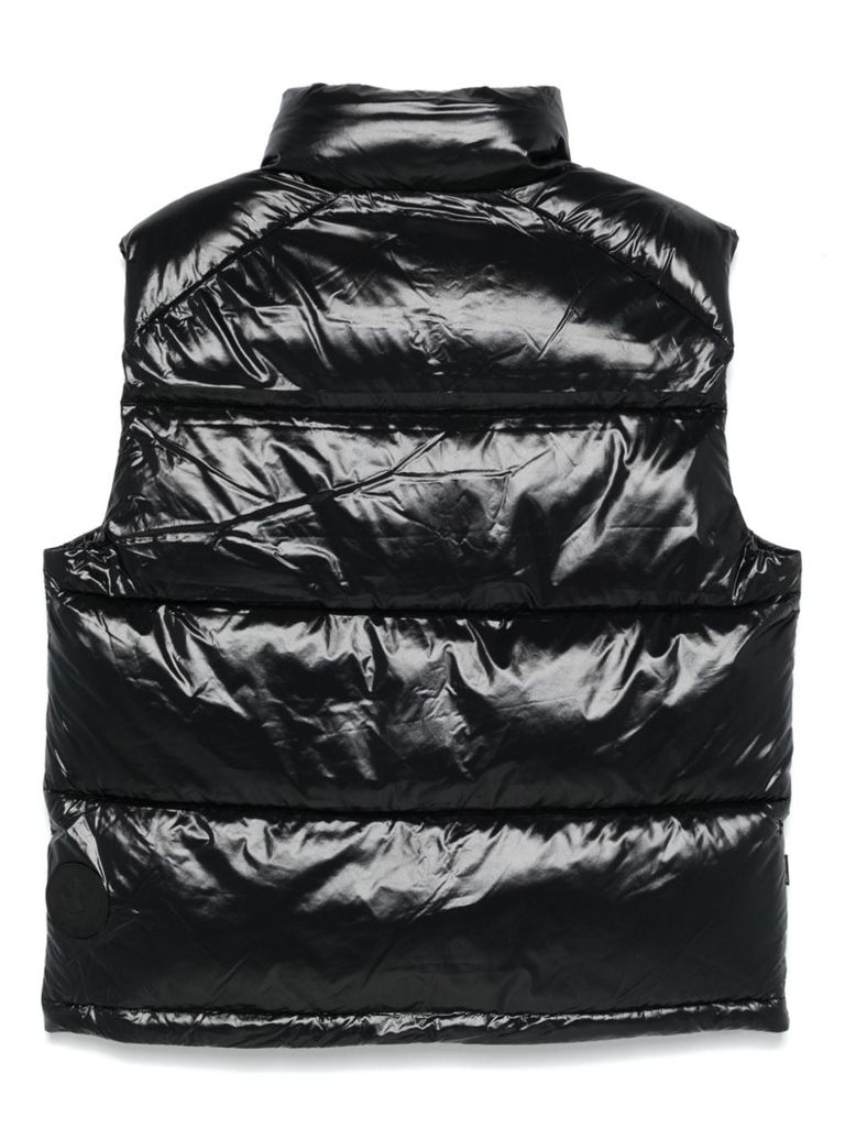 Shop Save The Duck Reversible Padded Ailantus Gilet In Black